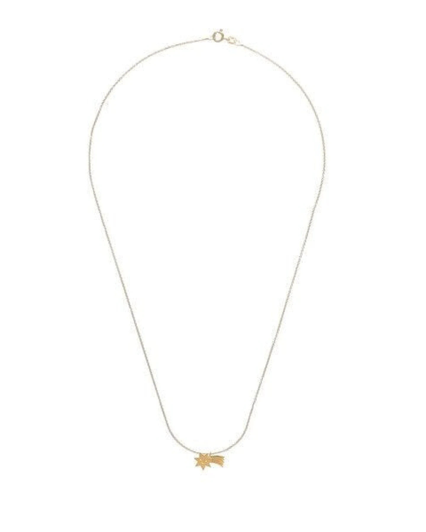 BELLYBIRD Jewellery Kinderkette - kleine Sternschnuppe, Anhänger/ Silber/ Silber vergoldet – Ansicht 4