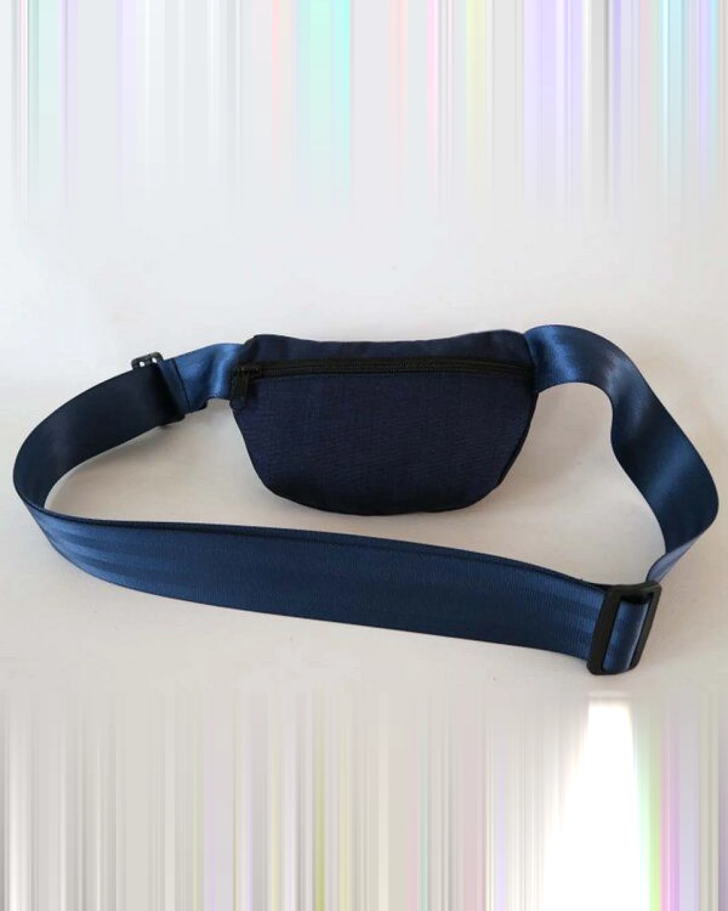 Leonca Upcycling Hip Bag Cordura blau in 3 Größen – Ansicht 4