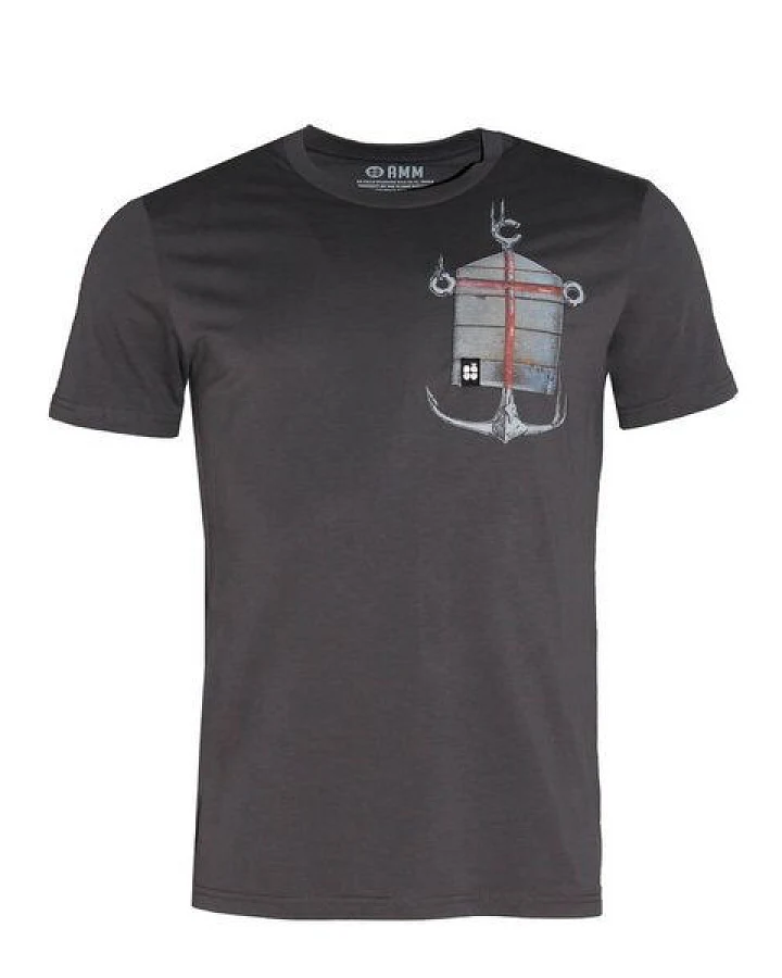FÄDD Herren T-Shirt Rundhals aus Bio-Baumwolle "Ankä BT" Grau