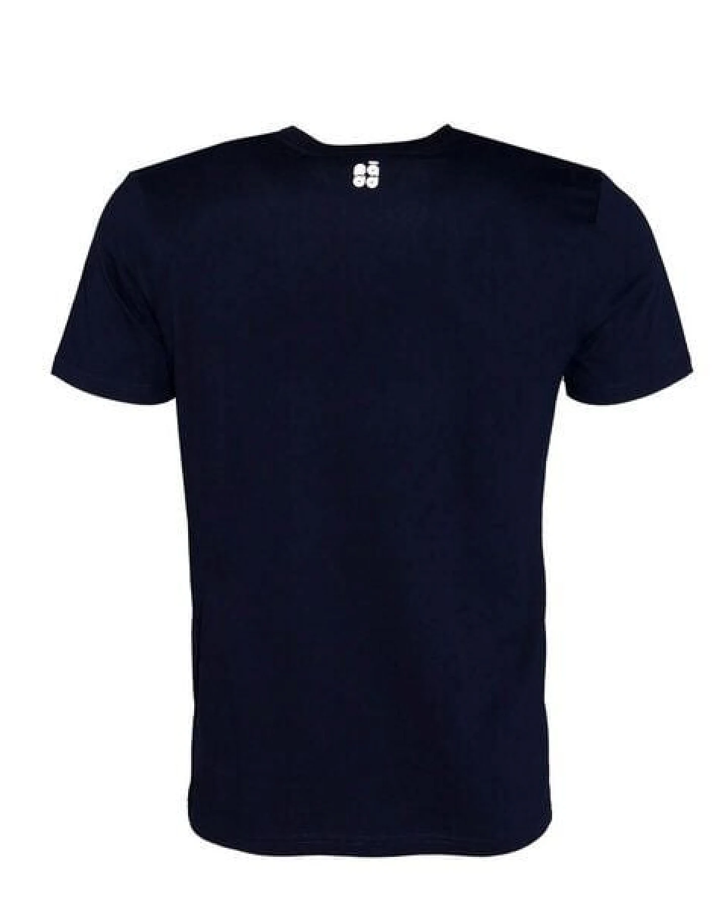FÄDD Herren T-Shirt Rundhals aus Bio-Baumwolle "Dreimaster BT" Navy Blau – Ansicht 3