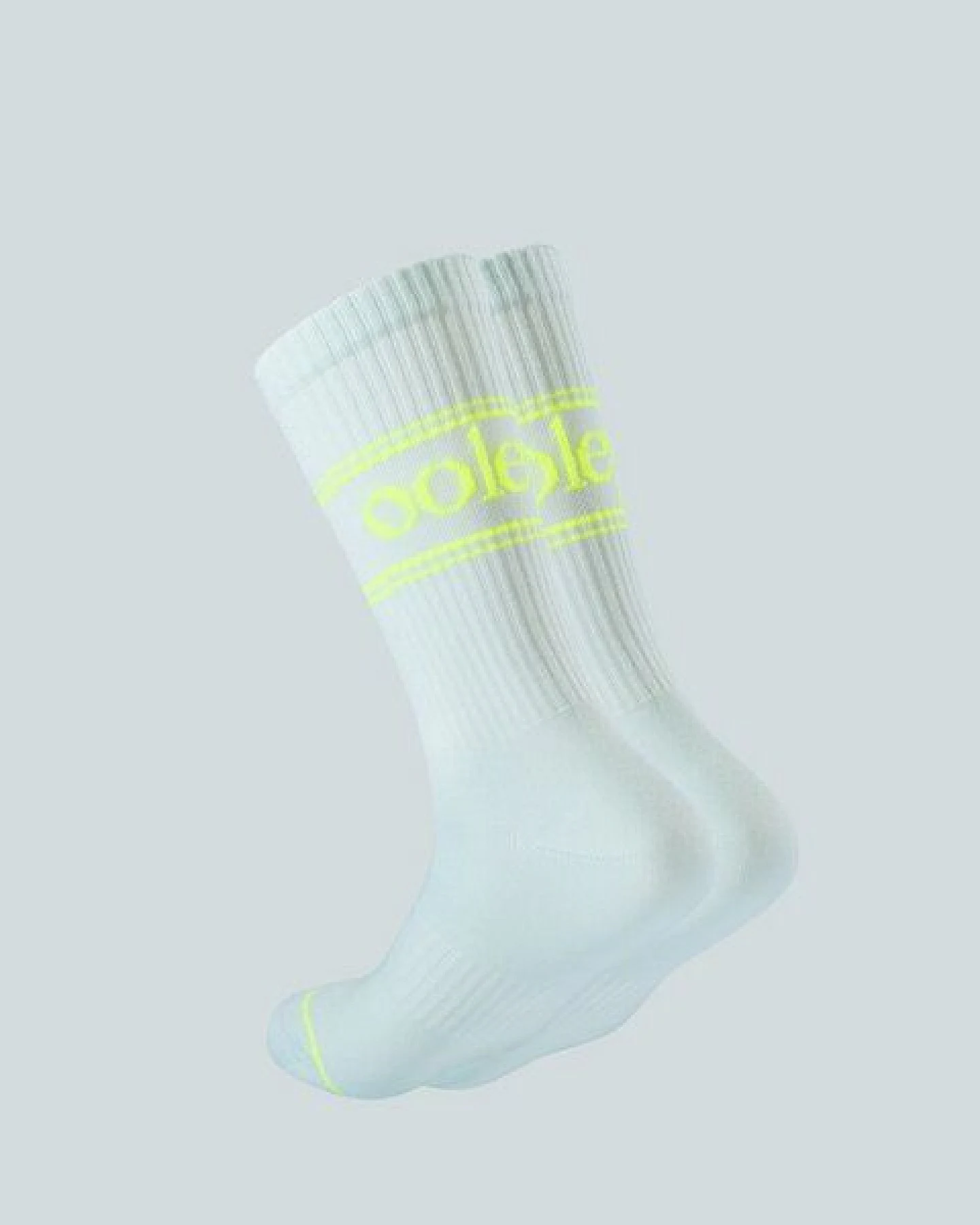 Socken "Ooley Pastel Neon" aus Biobaumwolle made in Italy – Ansicht 4