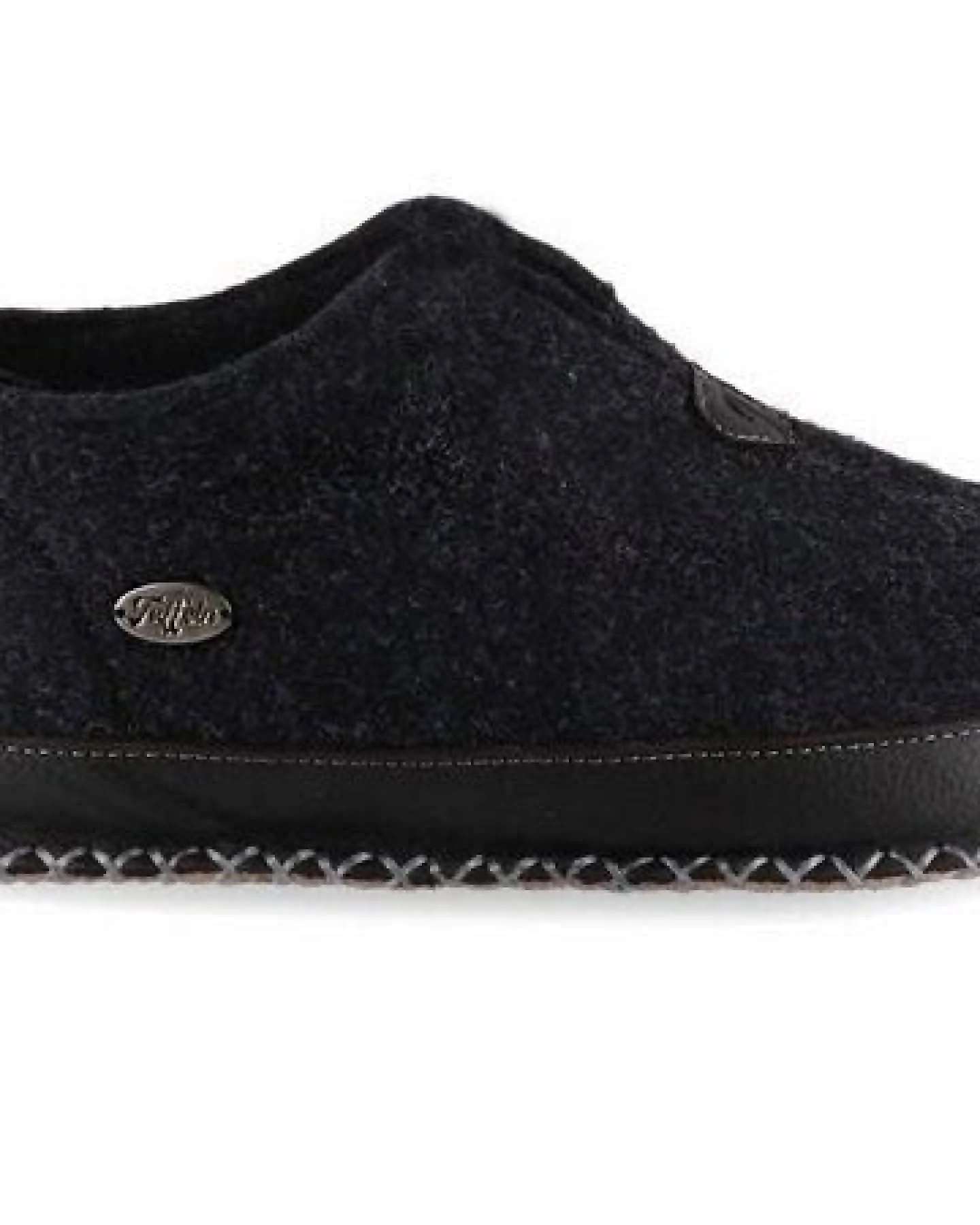 Tuffeln Retro Hüttenschuhe 'Urig' aus Wollfilz mit anatomischem Korkfußbett – Ansicht 3