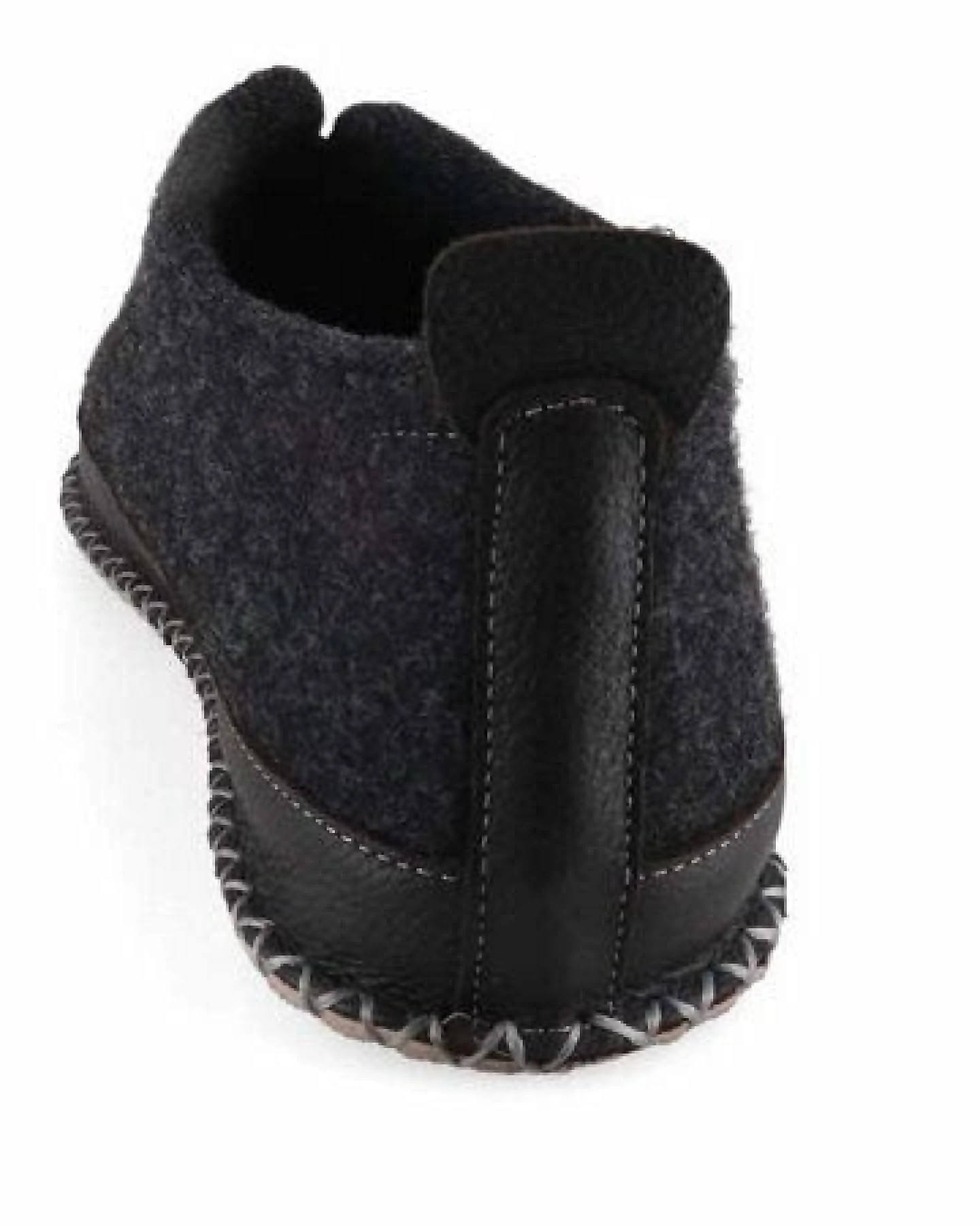 Tuffeln Retro Hüttenschuhe 'Urig' aus Wollfilz mit anatomischem Korkfußbett – Ansicht 4