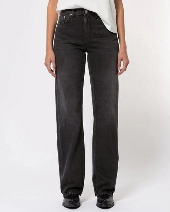 Nudie Jeans Wide Leg Jeans Clean Eileen