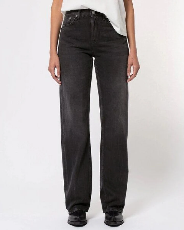 Nudie Jeans Wide Leg Jeans Clean Eileen