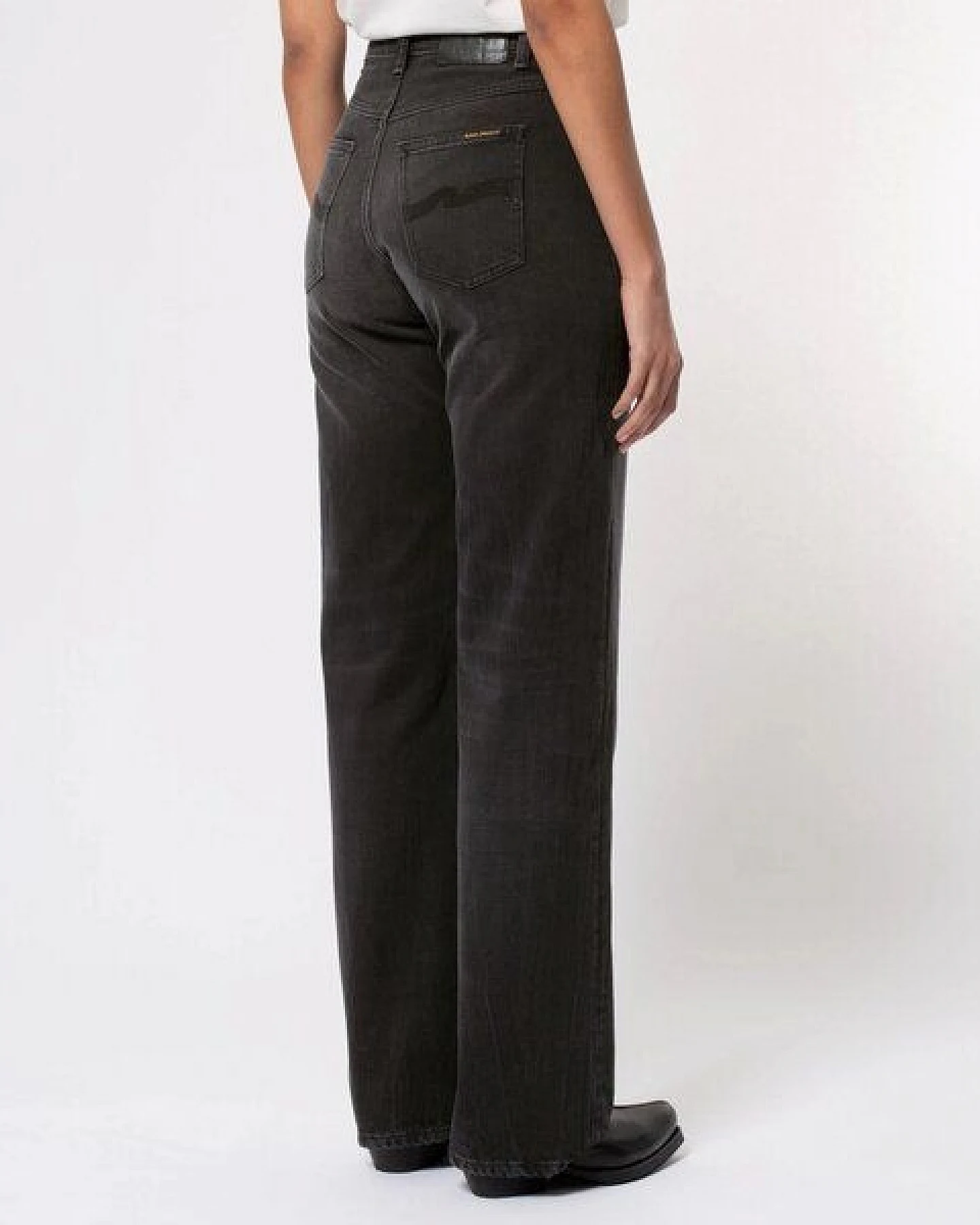 Nudie Jeans Wide Leg Jeans Clean Eileen – Ansicht 2