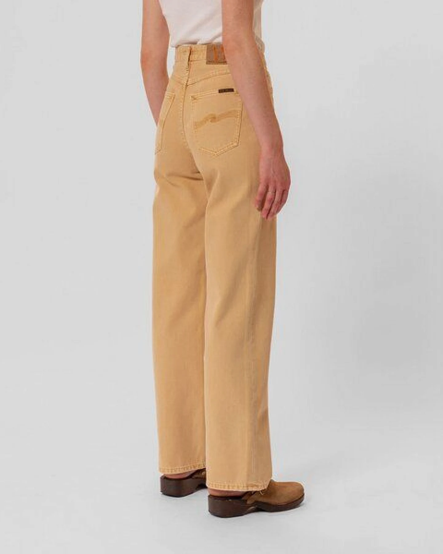Nudie Jeans Wide Leg Jeans Clean Eileen – Ansicht 2