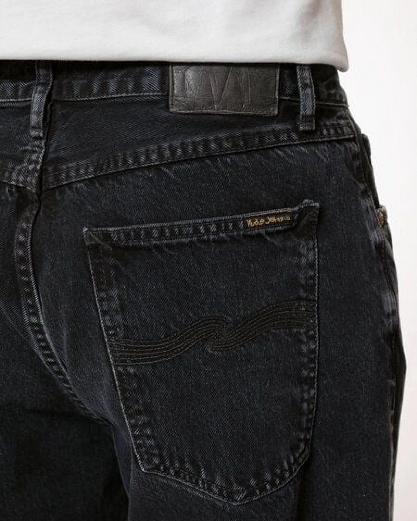 Nudie Jeans Unisex Jeans Tuff Tony - Black Hole – Ansicht 3