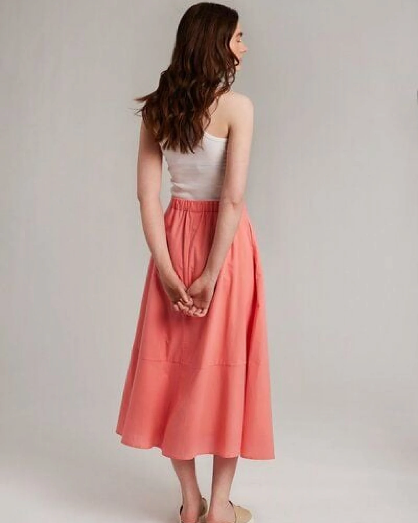 Addition Sustainable Apparel Powerful Skirt, Midi-Rock aus Bio-Baumwolle – Ansicht 3