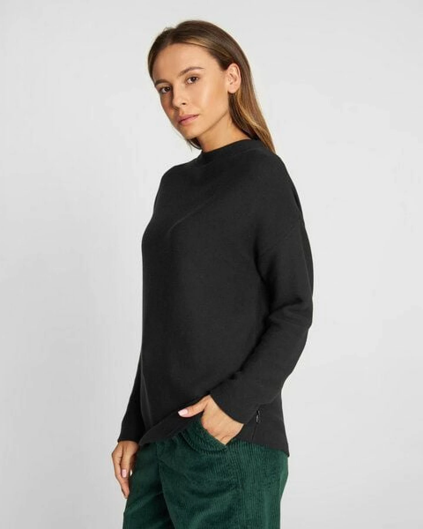 DEDICATED Pullover Hede - Black – Ansicht 2