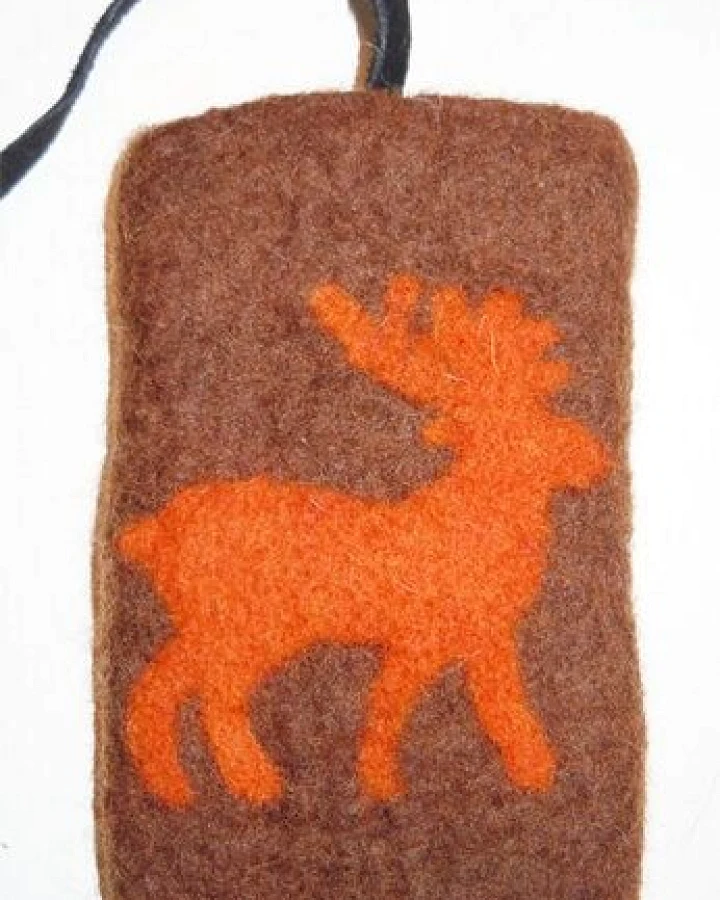 short'n'pietz handgefilzte IPhone-Hülle aus 100% Schafswolle