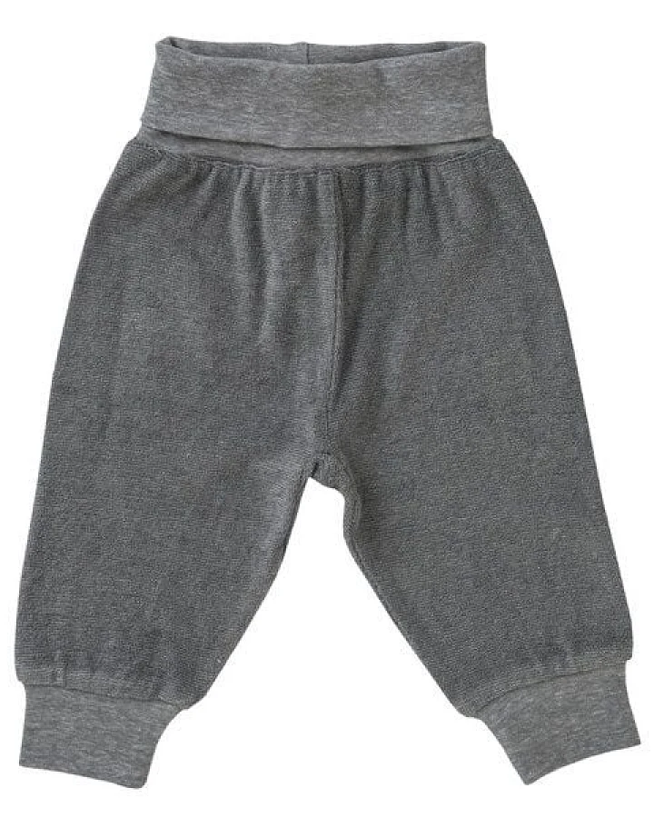 People Wear Organic Frottee Babyhose, grau, 100% Baumwolle (bio)