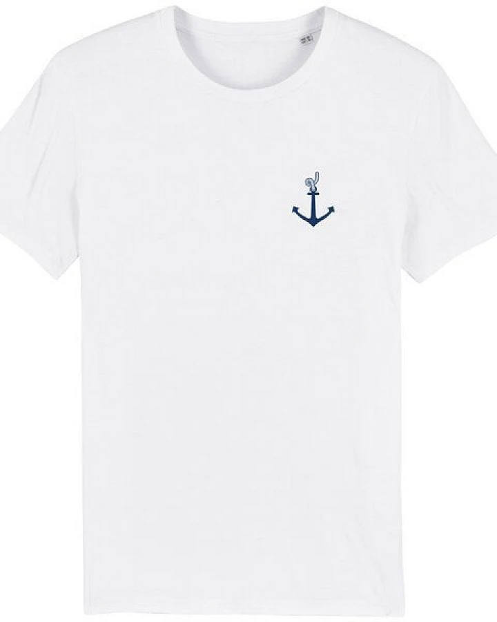 Spangeltangel T-Shirt "Anker", Männershirt, Herrenshirt, bedruckt, T-Shirt, Biobaumwolle