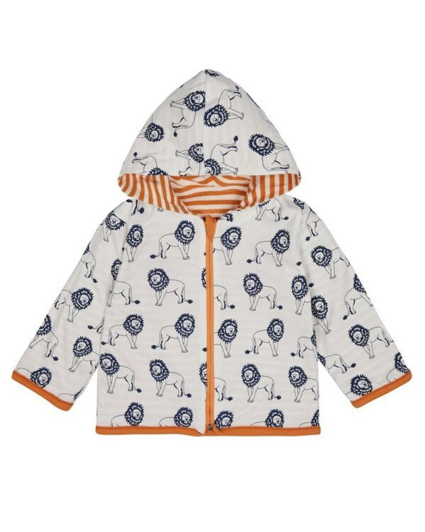loud + proud Wendejacke mit Kapuze Löwe, GOTS-zertifiziert – Ansicht 2
