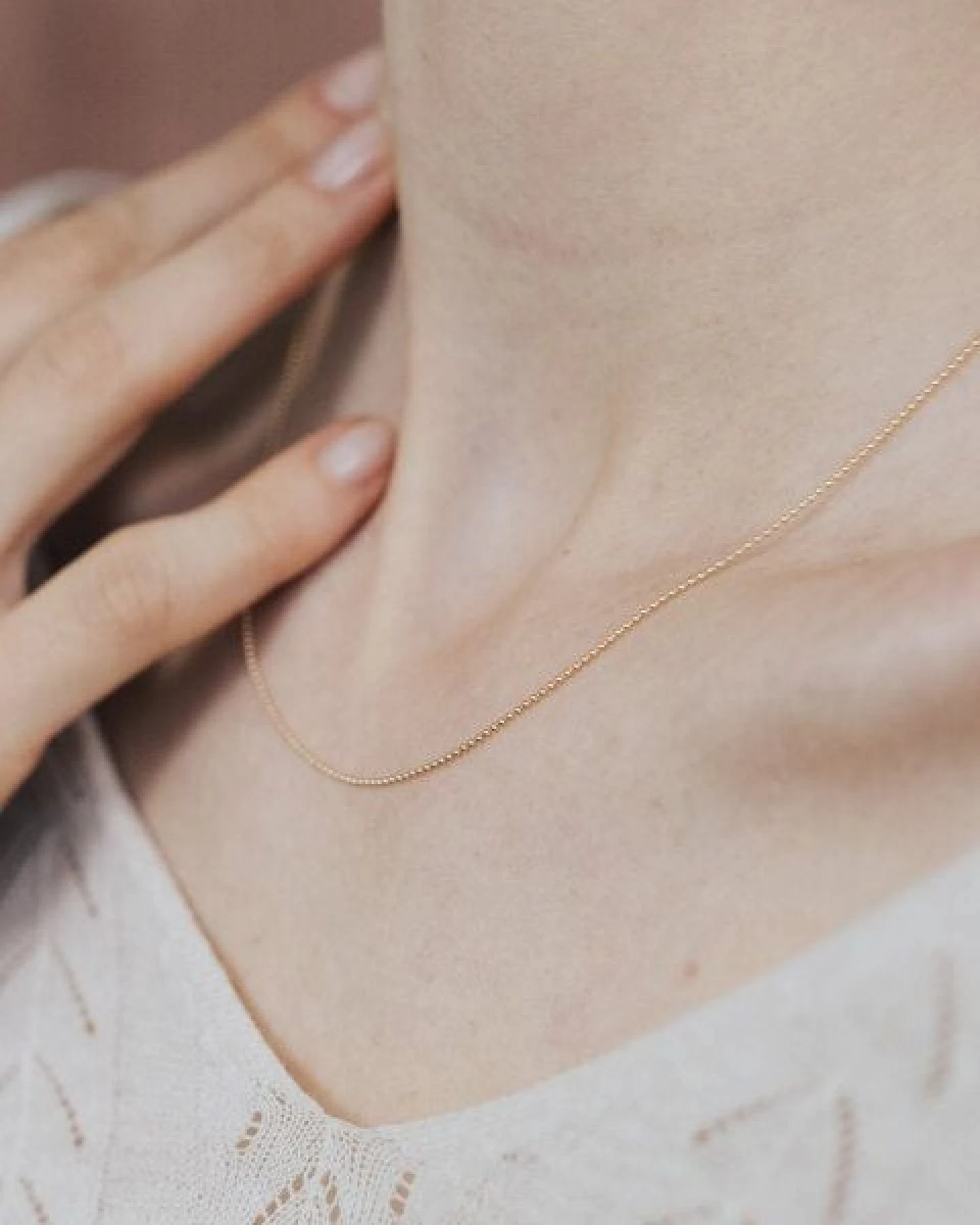 lille mus Kette 'Kügelchen' 925 Silber / vergoldet – Ansicht 3