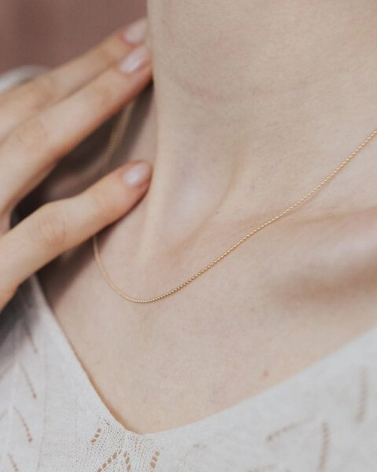 lille mus Kette 'Kügelchen' 925 Silber / vergoldet – Ansicht 3