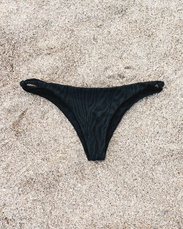 Zeachild Geknüpfte Bikinihose zebra-meliert - recycelte Fischnetze