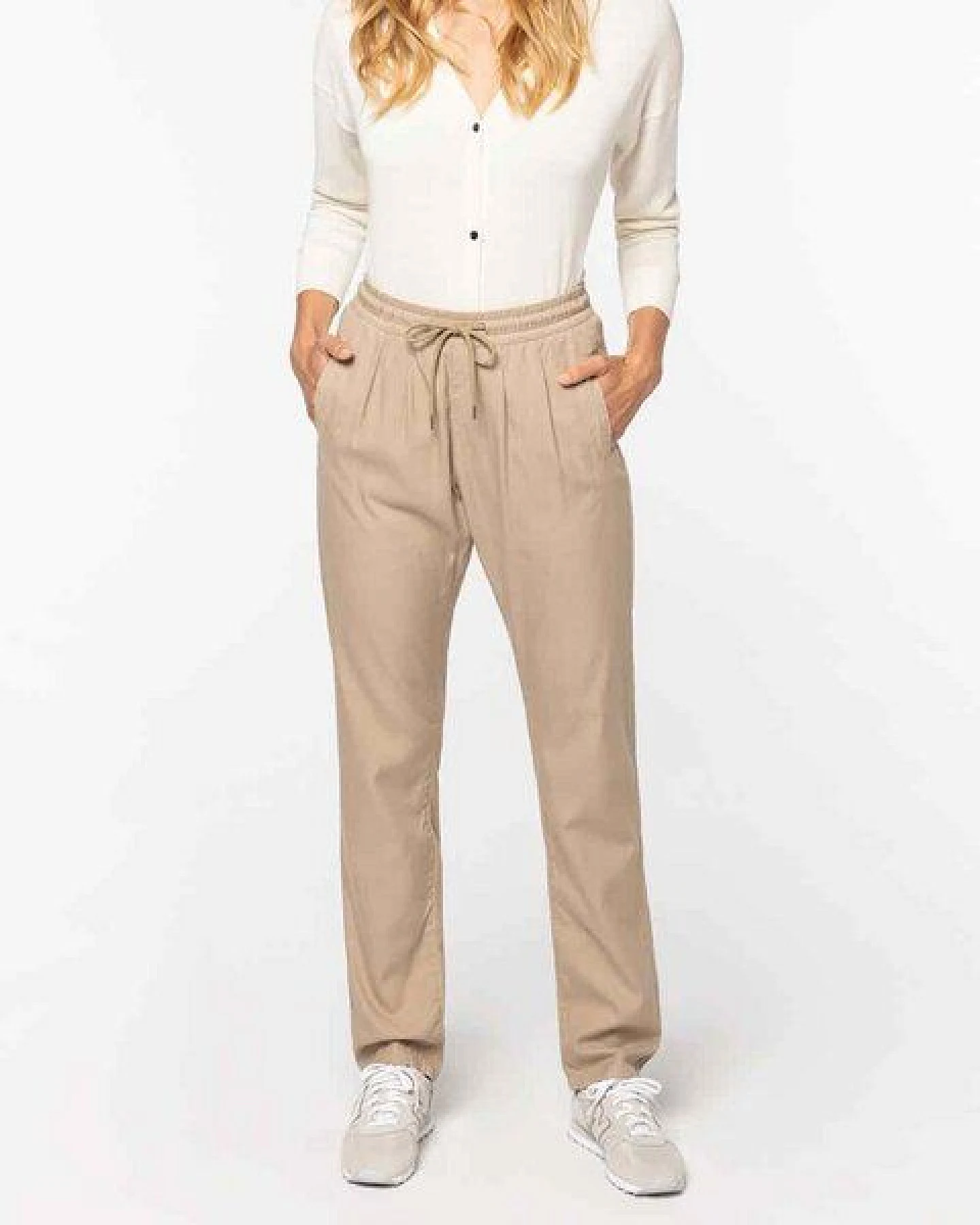 YTWOO Lässige Damen Hose aus Lyocell TENCEL* und Bio-Baumwolle – Ansicht 2