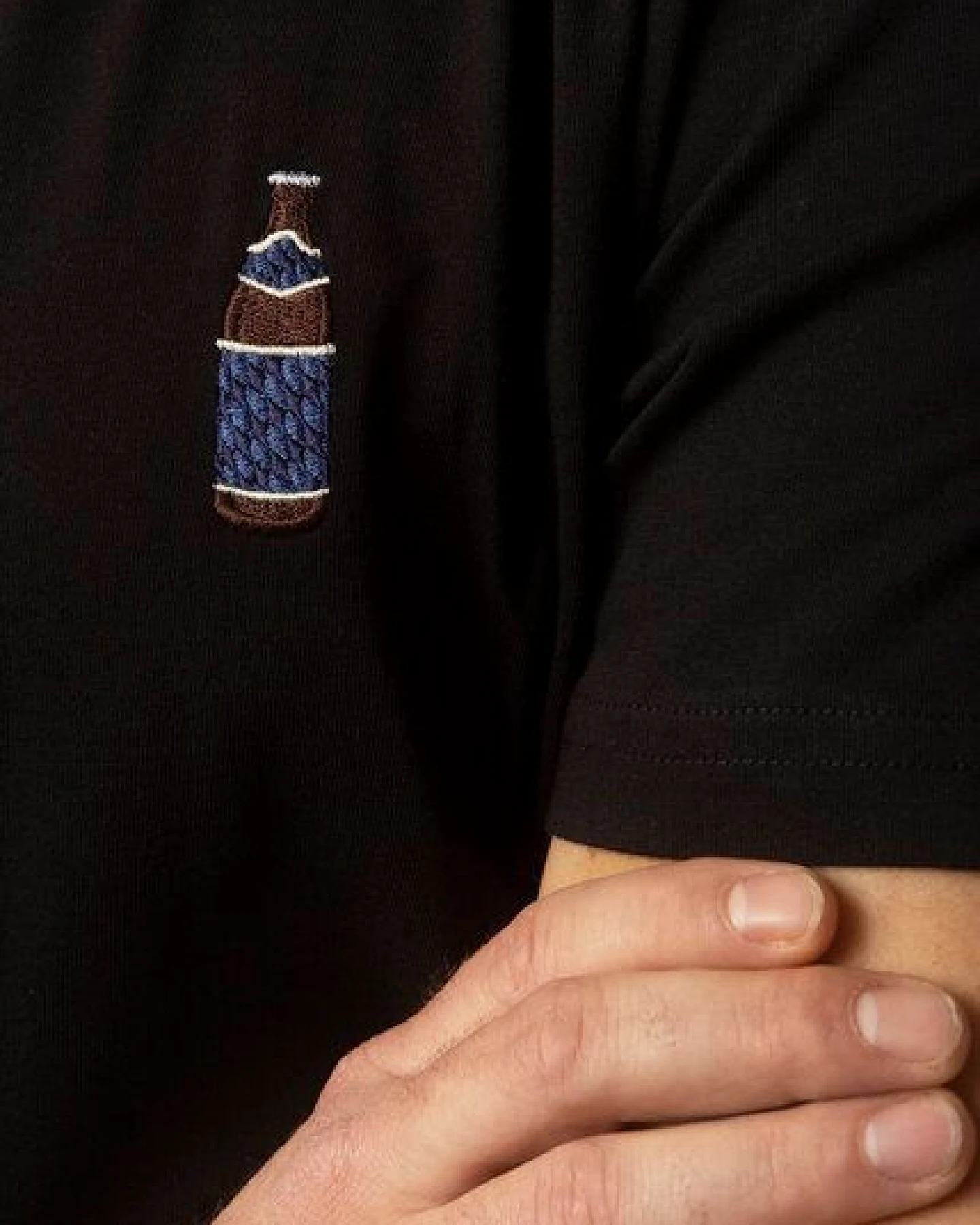 Bavarian Caps T-Shirt Bayerisch Hell - Schwarz – Ansicht 2