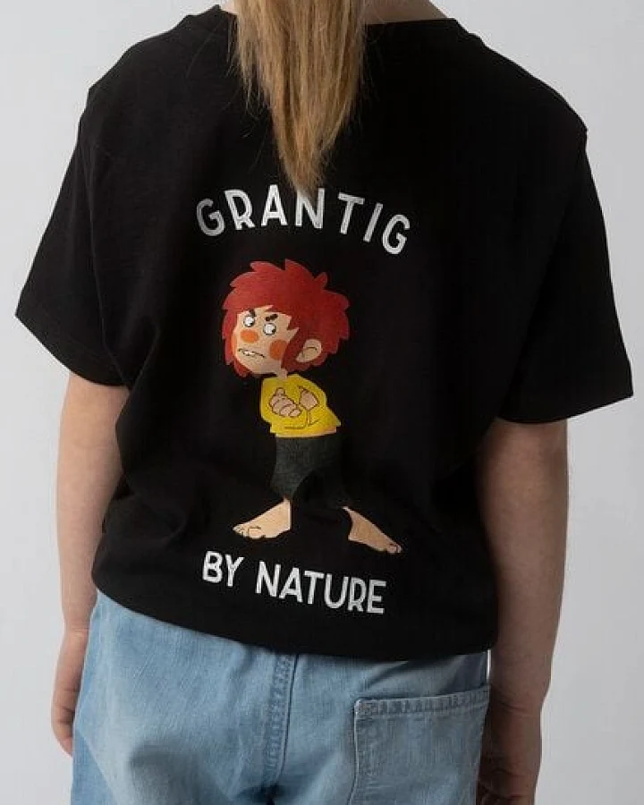 Bavarian Caps Kids T-Shirt Grantig by Nature - Schwarz