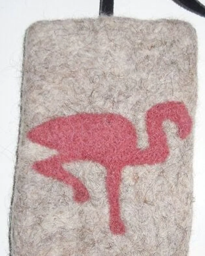 short'n'pietz handgefilzte IPhone-Hülle aus 100% Schafswolle