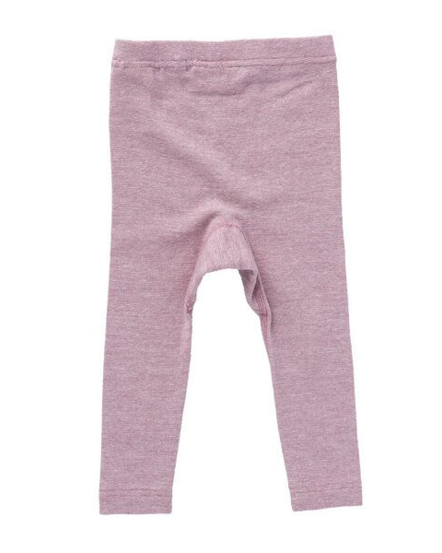 People Wear Organic Baumwolle-Wolle-Seide Legging, uni meliert – Ansicht 2