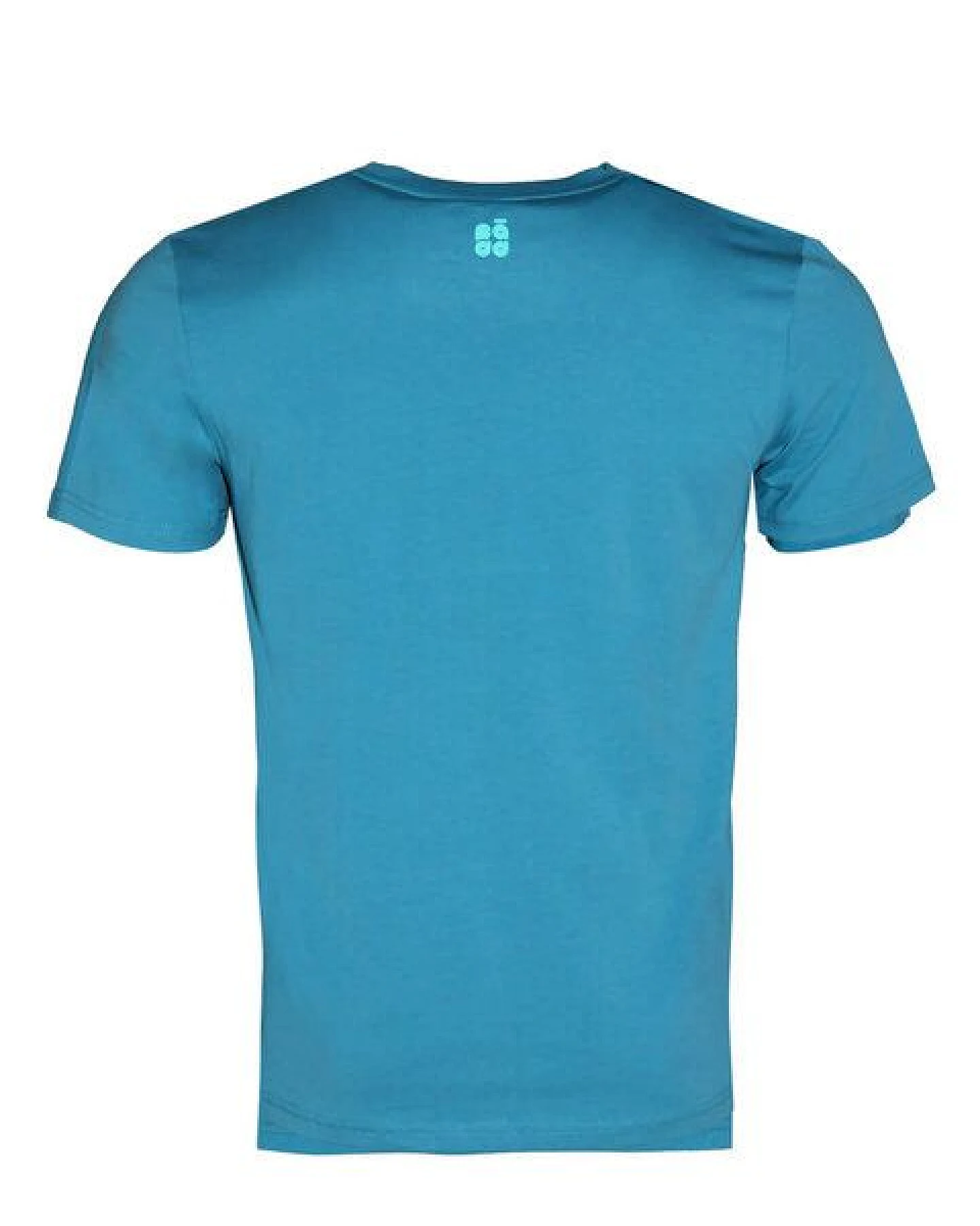 FÄDD Herren T-Shirt Rundhals aus Bio-Baumwolle "Brettsalat" Blau – Ansicht 3