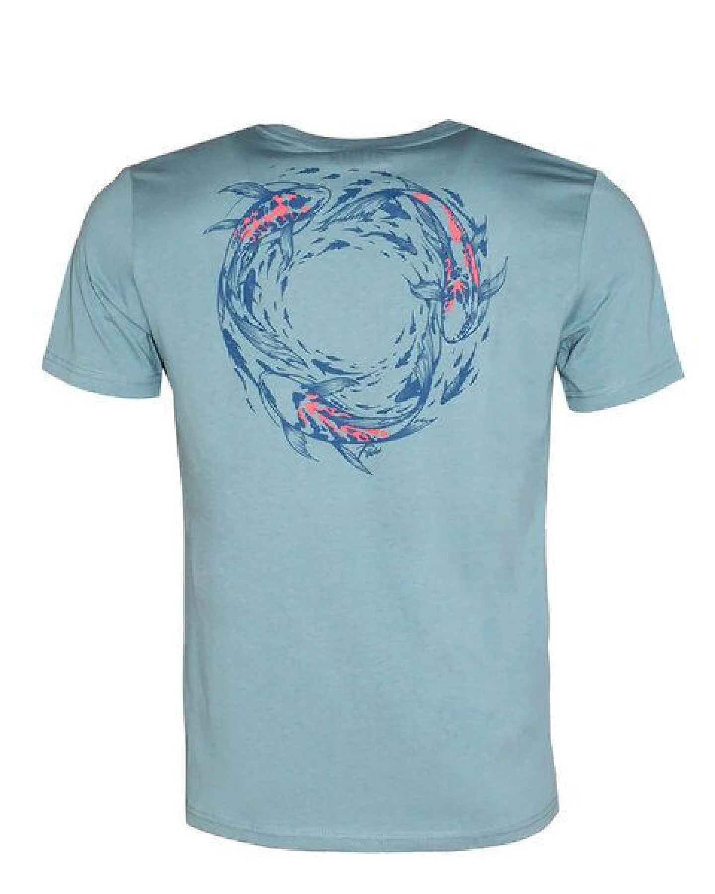 FÄDD Herren T-Shirt Rundhals aus Bio-Baumwolle "Koinardo" Hell Blau – Ansicht 2