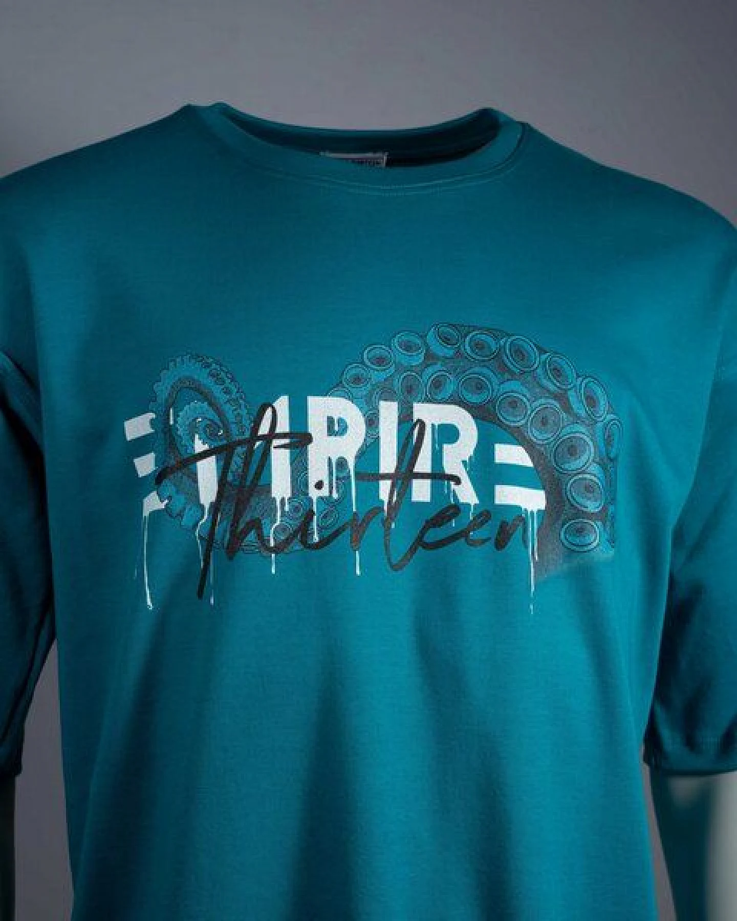 EMPIRE-THIRTEEN oversized Shirt DRIPPING OCTOPUS – Ansicht 2