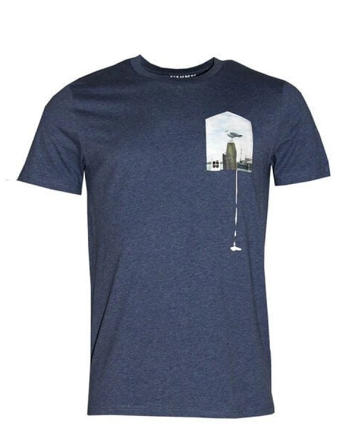 FÄDD Herren T-Shirt Rundhals aus Bio-Baumwolle "Glücksschiss BT"