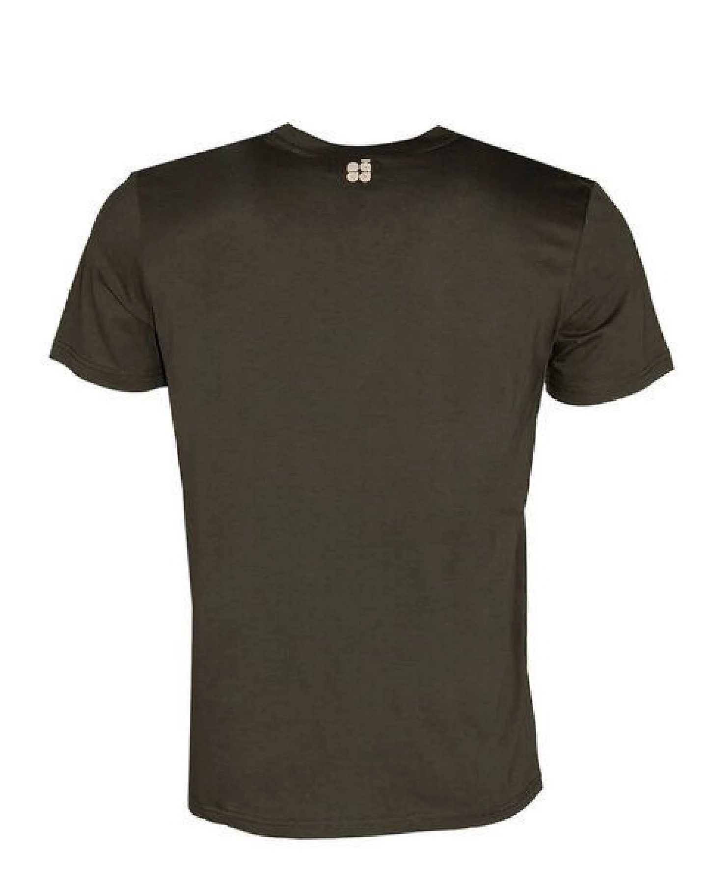 FÄDD Herren T-Shirt Rundhals Bio-Baumwolle "Überlebens Hipster Hans" Khaki – Ansicht 3
