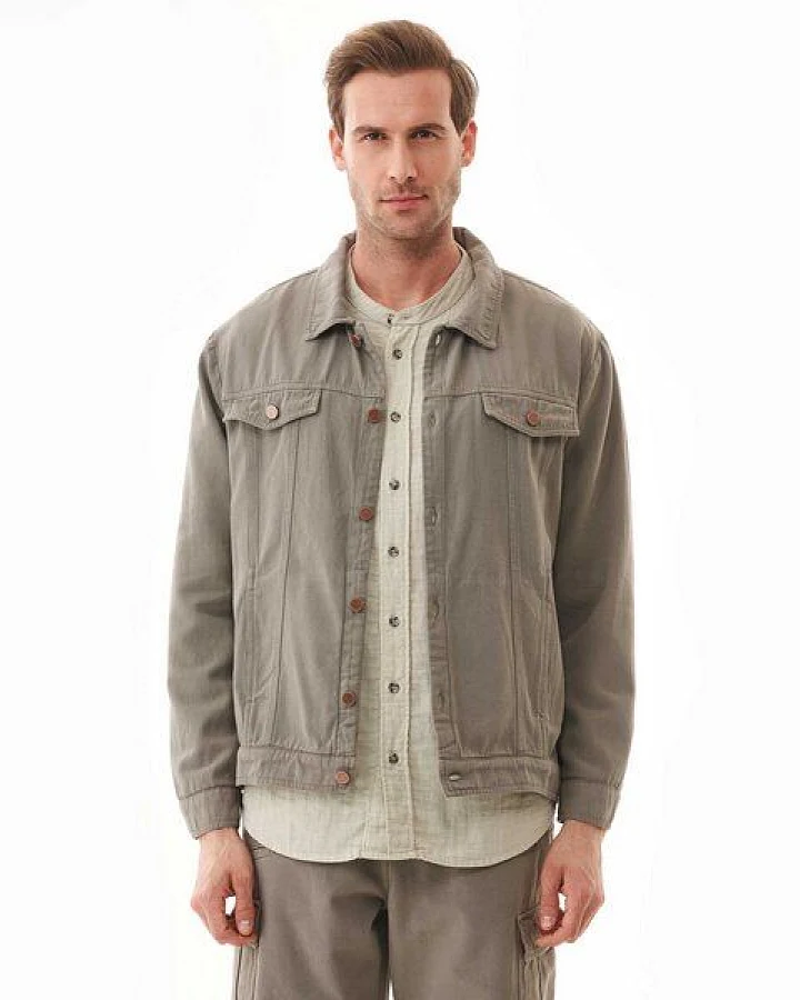 ORGANICATION Hemdjacke aus Bio-Baumwolle