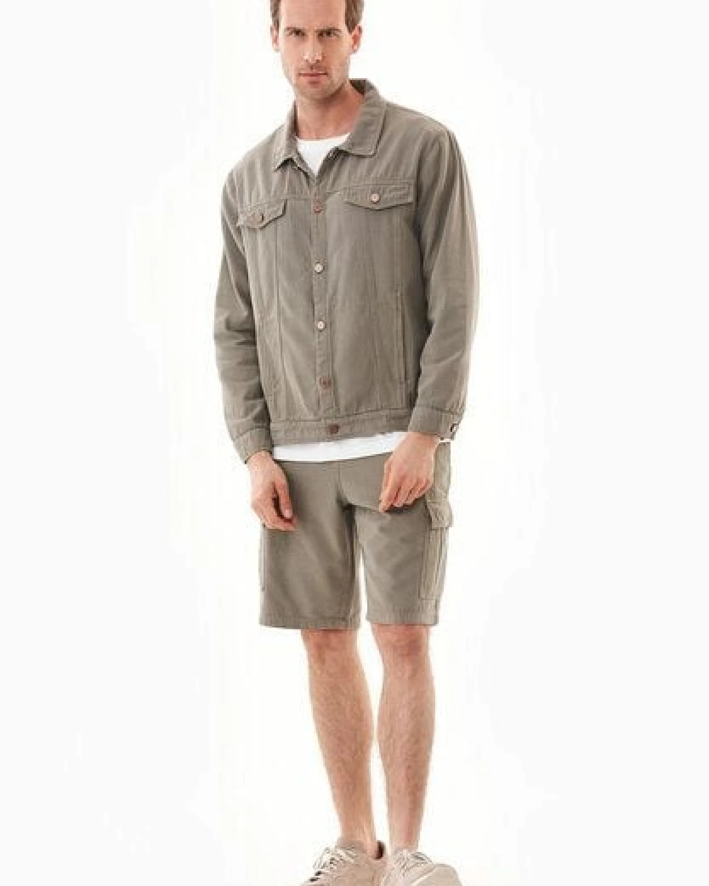 ORGANICATION Hemdjacke aus Bio-Baumwolle – Ansicht 2