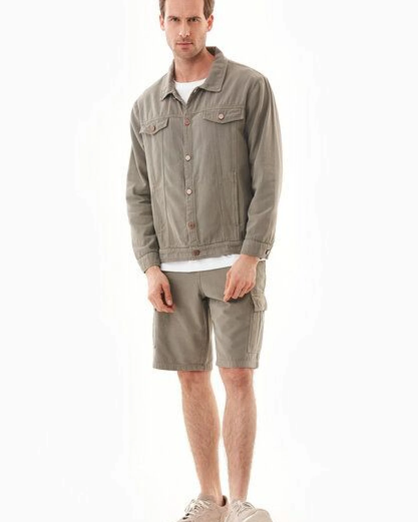 ORGANICATION Hemdjacke aus Bio-Baumwolle – Ansicht 2