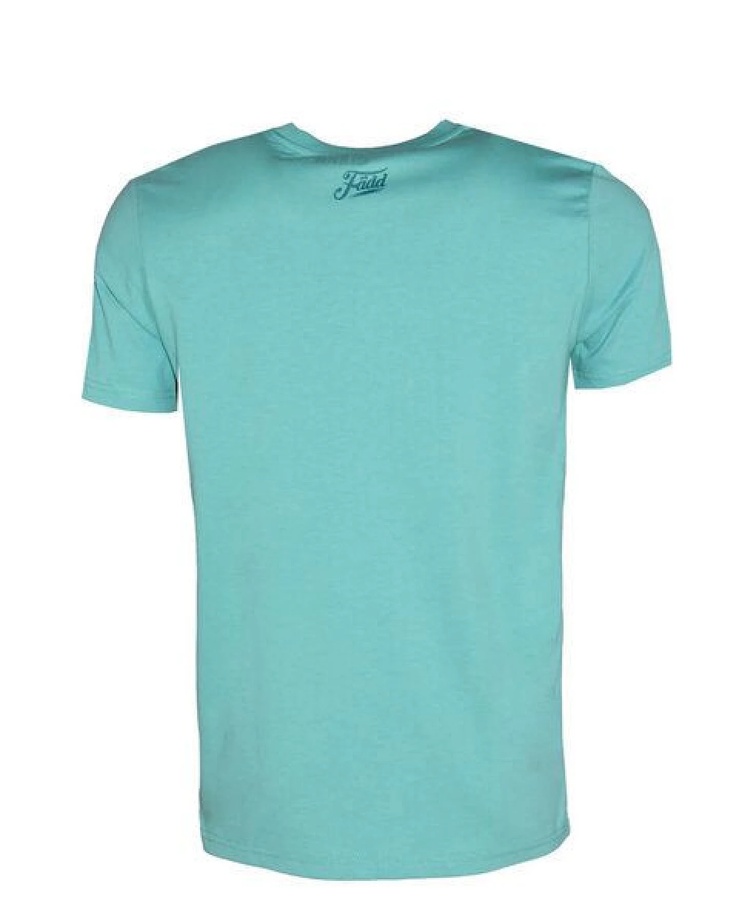 FÄDD Herren T-Shirt Rundhals aus Bio-Baumwolle "Nori Hans" Türkis Grün – Ansicht 3