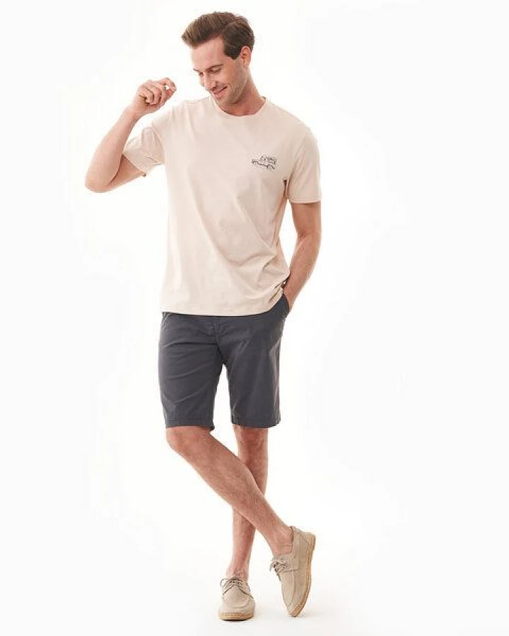 ORGANICATION Slim-Fit Chino-Shorts aus Bio-Baumwolle