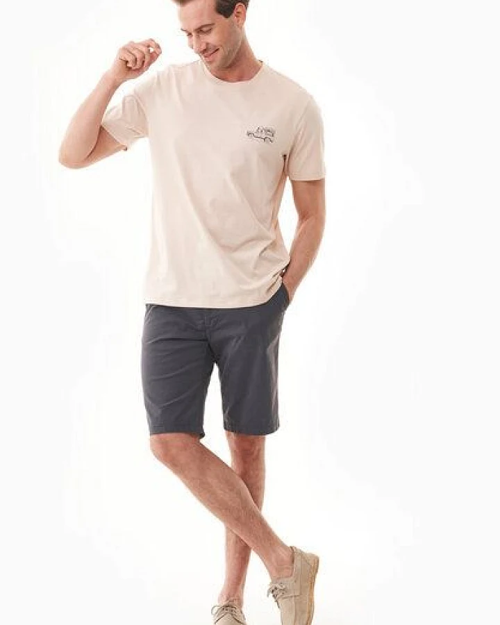 ORGANICATION Slim-Fit Chino-Shorts aus Bio-Baumwolle