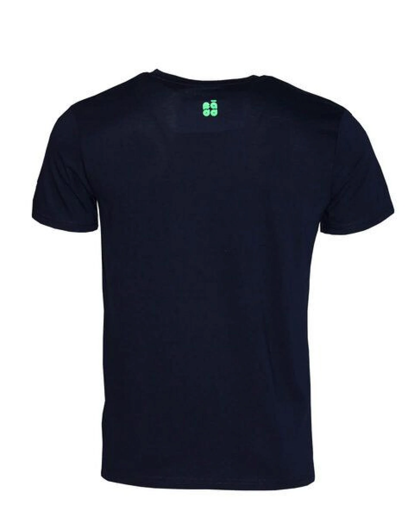 FÄDD Herren T-Shirt Rundhals aus Bio-Baumwolle "Nordlicht BT" Navy Blau – Ansicht 3