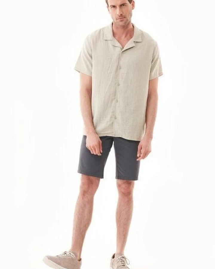 Produktseite: ORGANICATION Regular-Fit Shorts aus Bio-Baumwolle