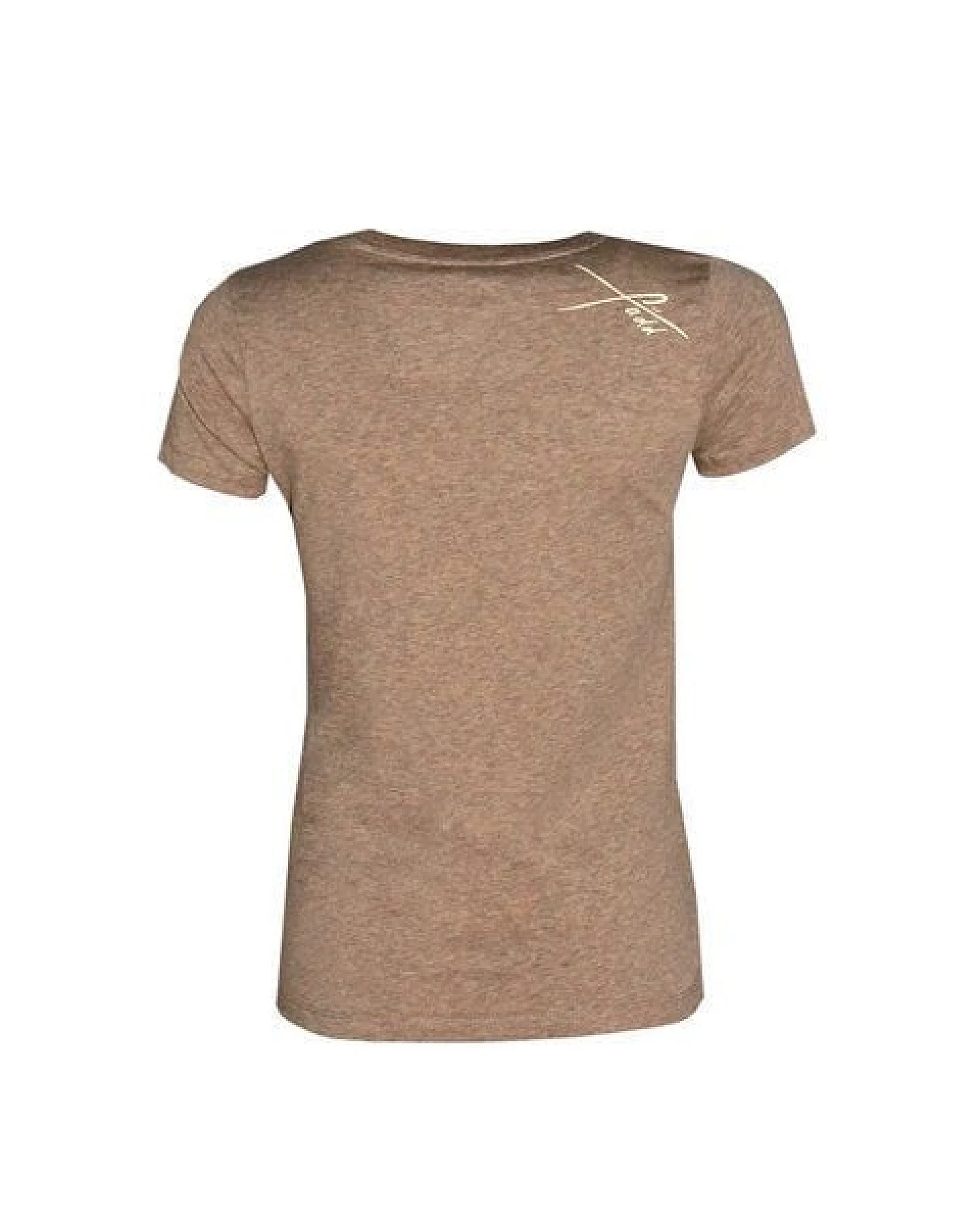 FÄDD Damen T-Shirt Rundhals aus Bio-Baumwolle "Mole BT" Sand Braun – Ansicht 3