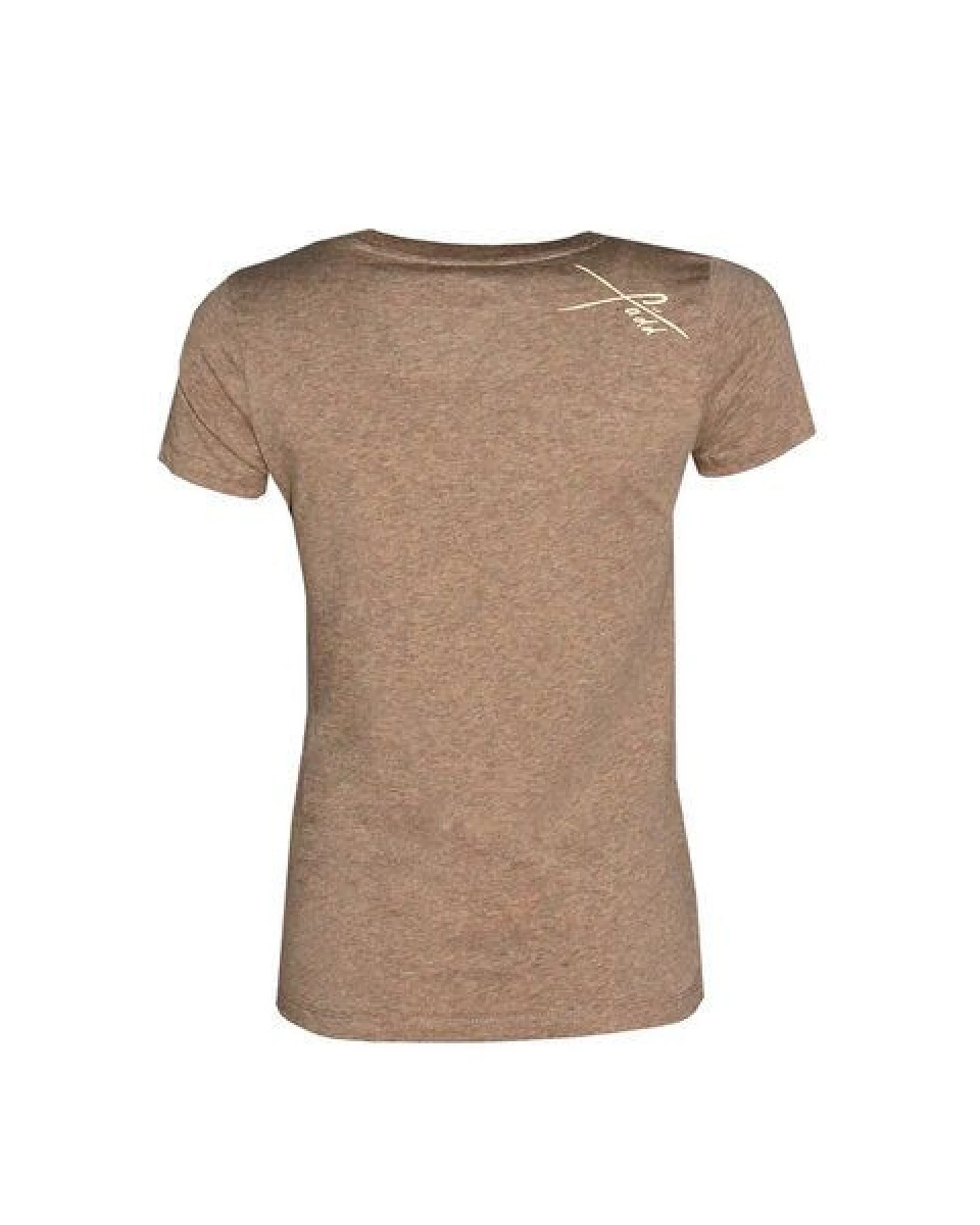 FÄDD Damen T-Shirt Rundhals aus Bio-Baumwolle "Mole BT" Sand Braun – Ansicht 3