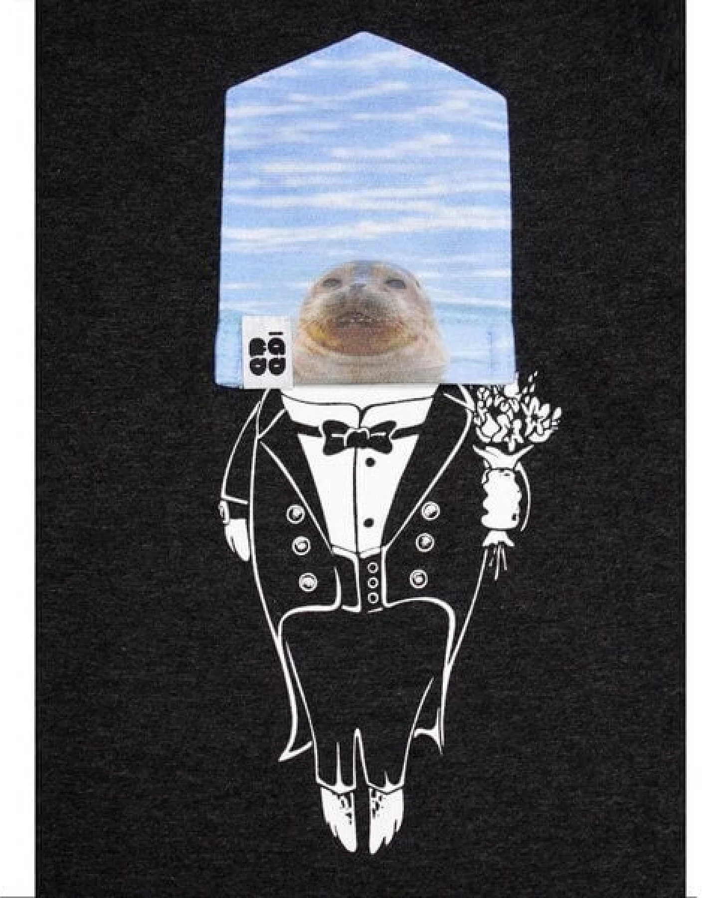 FÄDD Damen T-Shirt Rundhals aus Bio-Baumwolle "Sör Rob BT" Schwarz – Ansicht 2