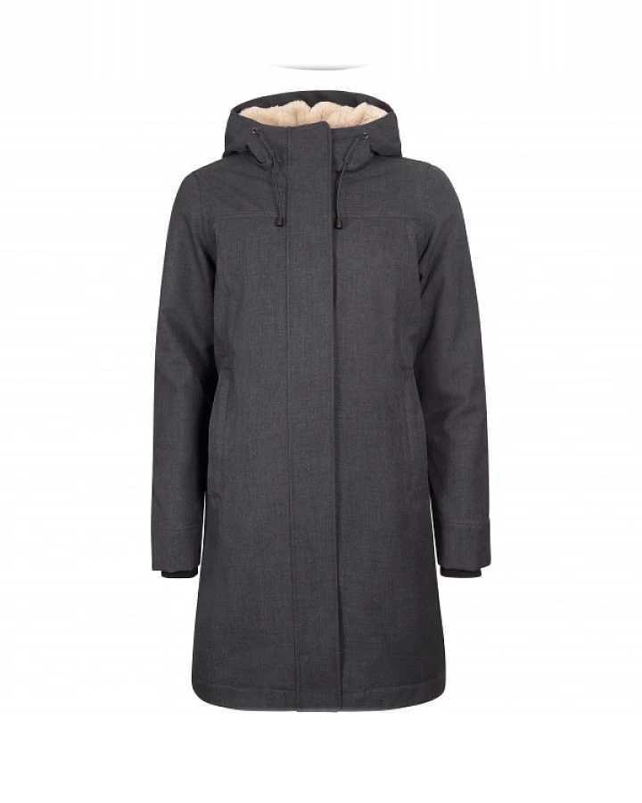 Elkline - Women's Apres Ski - Mantel Gr 48 grau