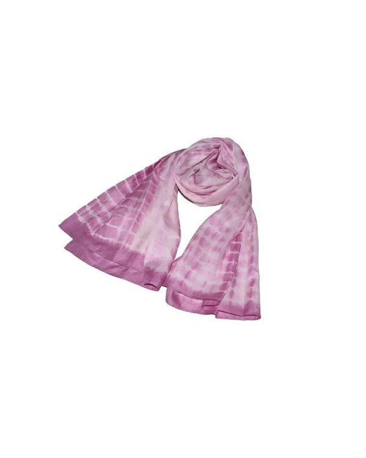 Schönes aus Indochina Seidenschal mit Shibori-Batikmuster
