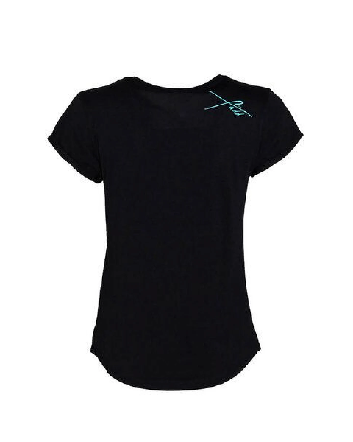 FÄDD Damen T-Shirt Rundhals aus Bio-Baumwolle "Kwallenschwarm" Navy Blau – Ansicht 3