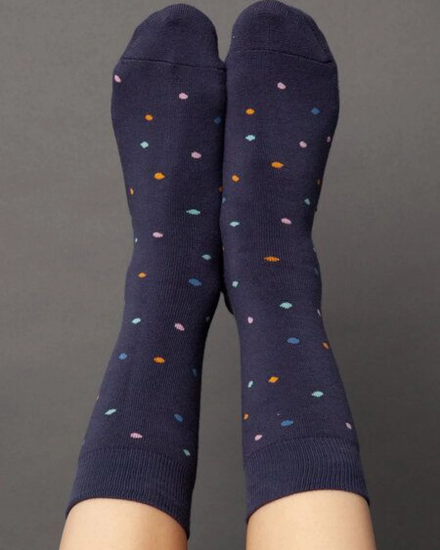 FellHerz Kuschel-Socken mit Bio-Baumwolle Konfetti – Ansicht 2