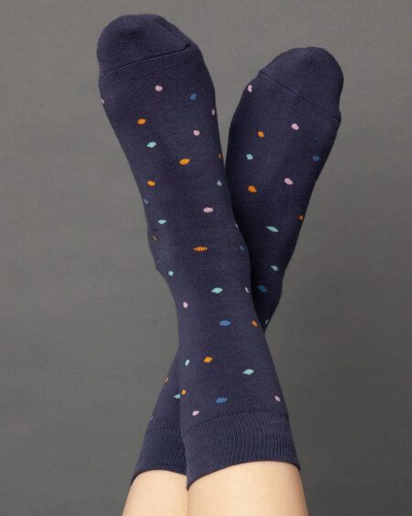 FellHerz Kuschel-Socken mit Bio-Baumwolle Konfetti – Ansicht 3