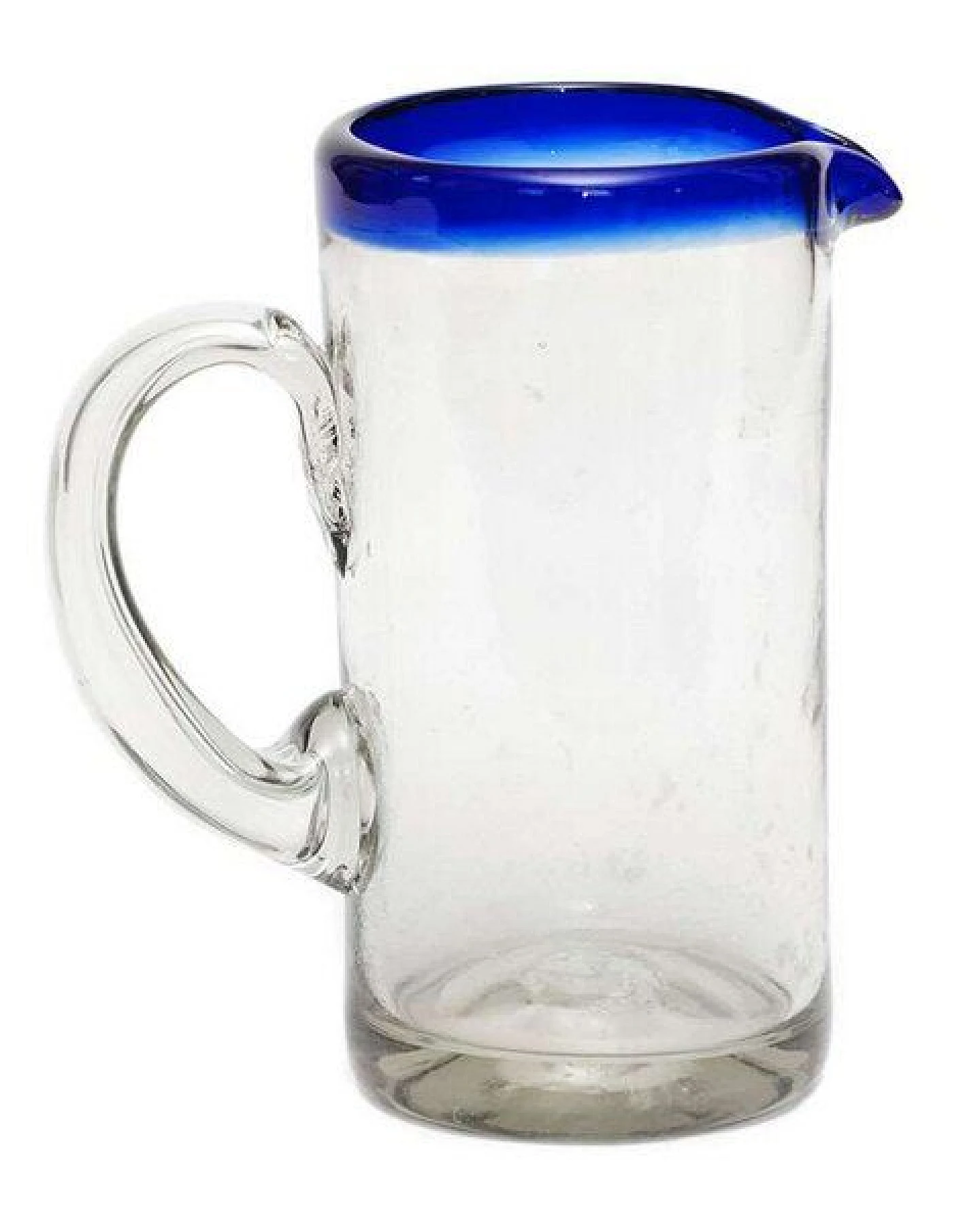 Mitienda Shop Karaffe aus mundgeblasenem Glas Filo Azul – Ansicht 2