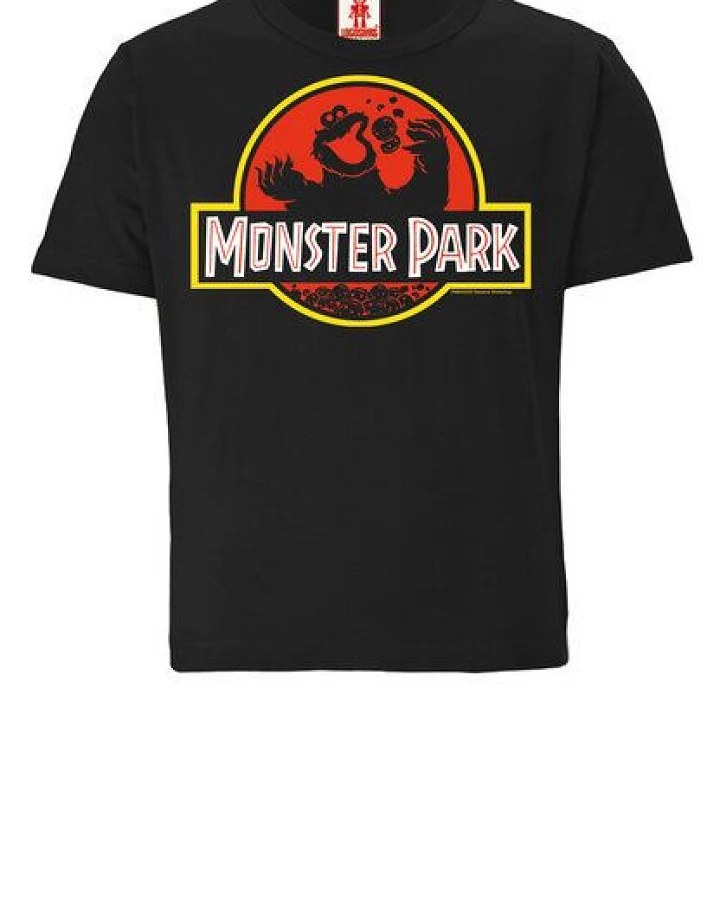 LOGOSH!RT LOGOSHIRT - Sesamstrasse - Krümelmonster - Monster Park - Bio T-Shirt Print - Kinder