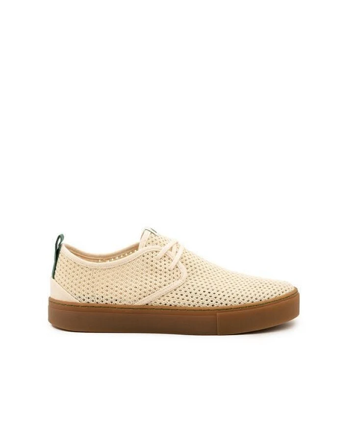 Vesica Piscis Footwear SIDHARTHA Vegan sneaker mesh off white SID010